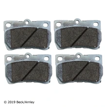 Beck/Arnley 085-1807 Disc Brake Pad Set, Rear Side