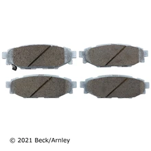 Beck/Arnley 085-1811 Disc Brake Pad Set, Rear Side