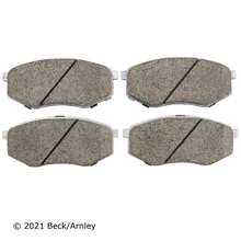 Beck/Arnley 085-1957 Disc Brake Pad Set, Front Side