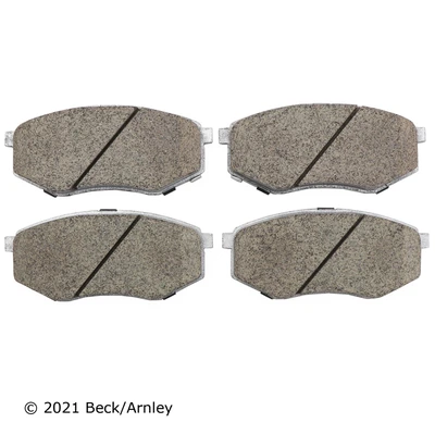 Beck/Arnley 085-1957 Disc Brake Pad Set, Front Side
