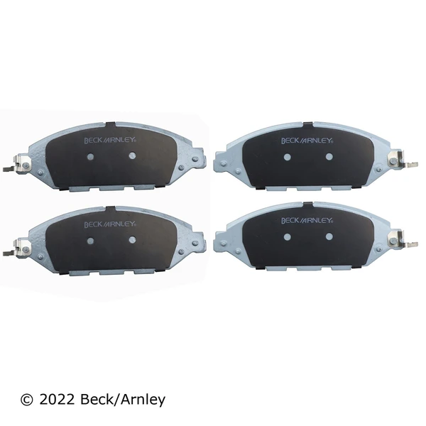 Beck/Arnley 085-1966 Disc Brake Pad Set, Front Side