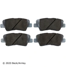 Beck/Arnley 085-1973 Disc Brake Pad Set, Rear Side