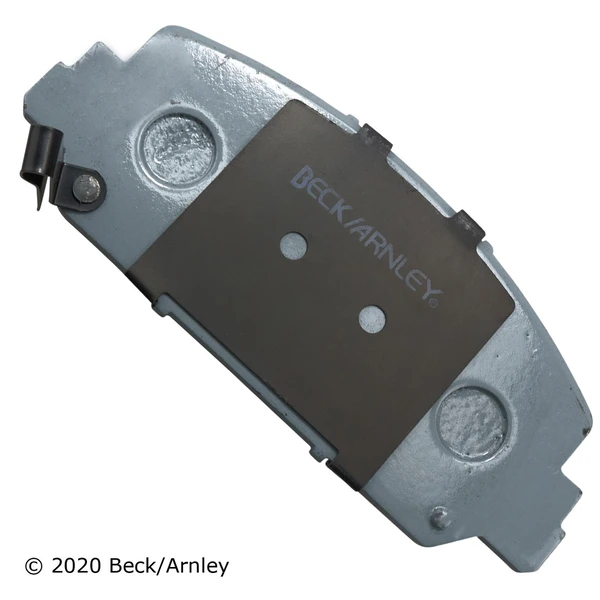 Beck/Arnley 085-1980 Disc Brake Pad Set, Front Side