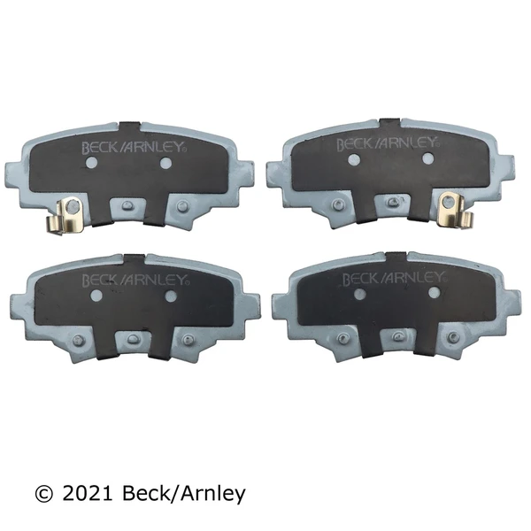 Beck/Arnley 085-1982 Disc Brake Pad Set, Rear Side