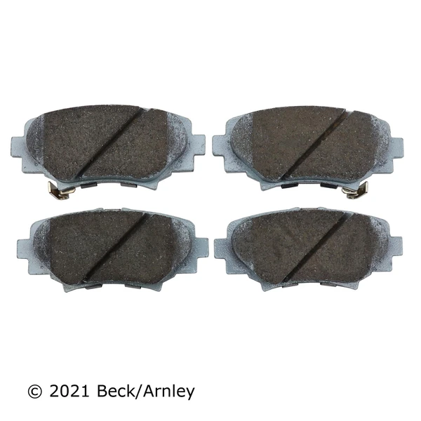 Beck/Arnley 085-1982 Disc Brake Pad Set, Rear Side