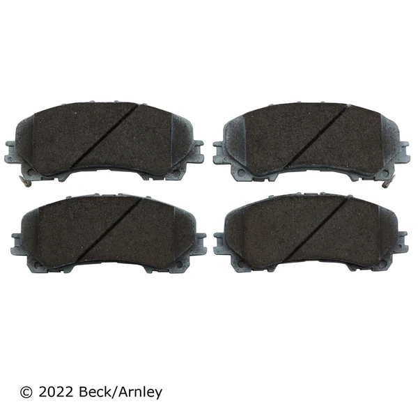 Beck/Arnley 085-1987 Disc Brake Pad Set, Front Side