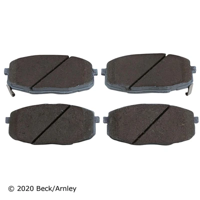 Beck/Arnley 085-1900 Disc Brake Pad Set, Front Side