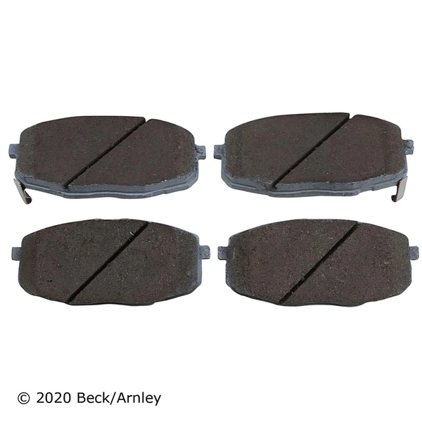Beck/Arnley 085-1900 Disc Brake Pad Set, Front Side