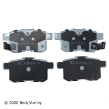 Beck/Arnley 085-1926 Disc Brake Pad Set, Rear Side