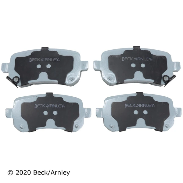 Beck/Arnley 085-1930 Disc Brake Pad Set, Rear Side