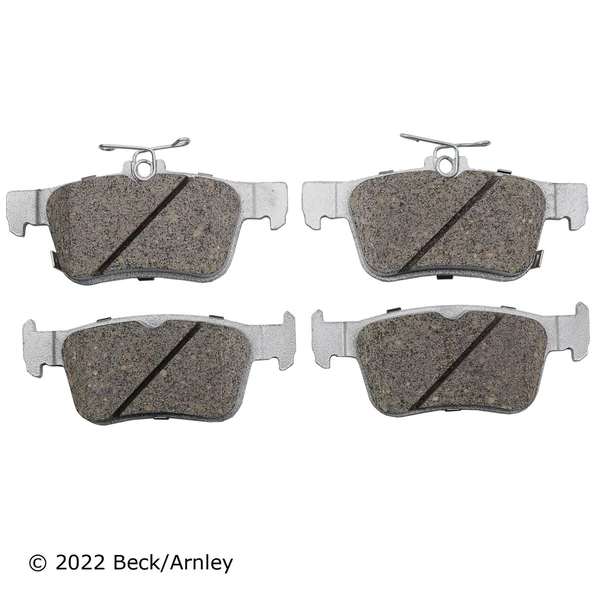 Beck/Arnley 085-2040 Disc Brake Pad Set, Rear Side