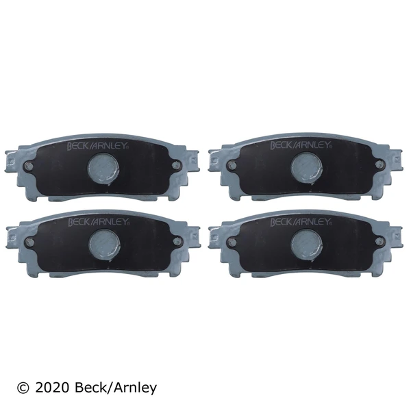 Beck/Arnley 085-2043 Disc Brake Pad Set, Rear Side