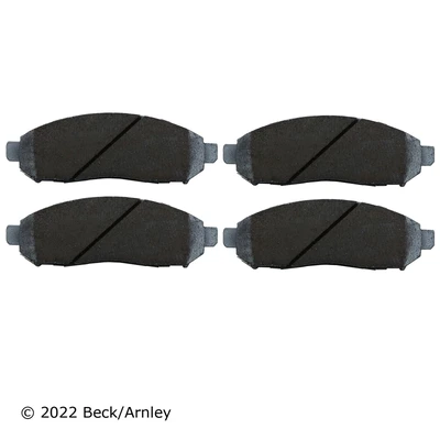 Beck/Arnley 085-2057 Disc Brake Pad Set, Front Side
