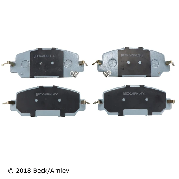 Beck/Arnley 085-2076 Disc Brake Pad Set, Front Side