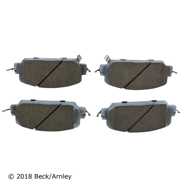 Beck/Arnley 085-2076 Disc Brake Pad Set, Front Side