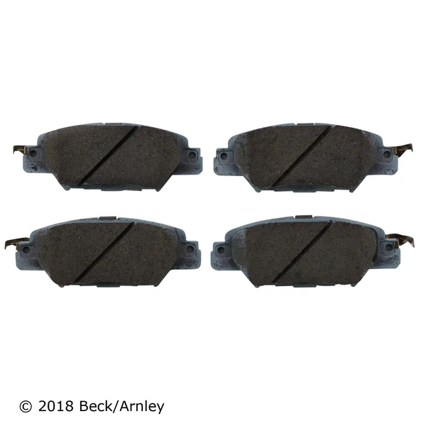 Beck/Arnley 085-2082 Disc Brake Pad Set, Rear Side