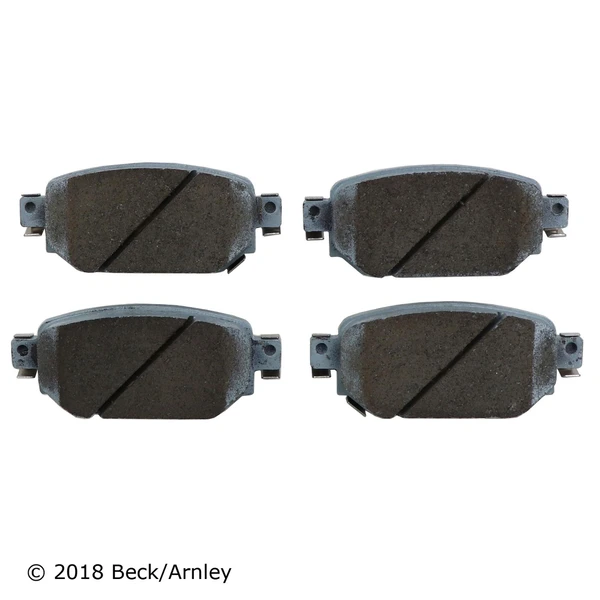 Beck/Arnley 085-2084 Disc Brake Pad Set, Rear Side