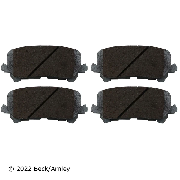 Beck/Arnley 085-2006 Disc Brake Pad Set, Rear Side