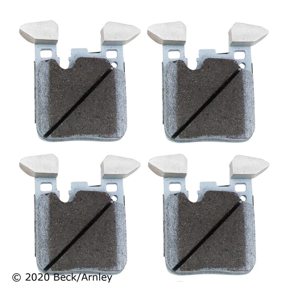 Beck/Arnley 085-2012 Disc Brake Pad Set, Rear Side