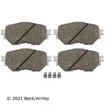 Beck/Arnley 085-2122 Disc Brake Pad Set, Front Side