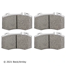 Beck/Arnley 085-2124 Disc Brake Pad Set, Front Side