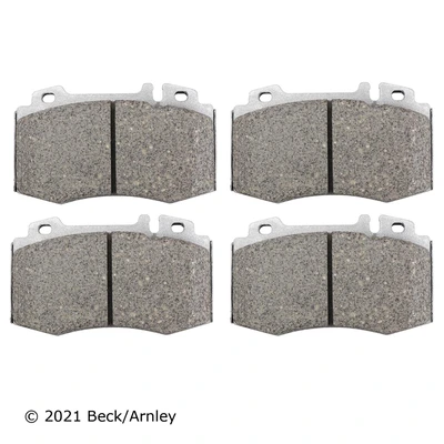 Beck/Arnley 085-2124 Disc Brake Pad Set, Front Side