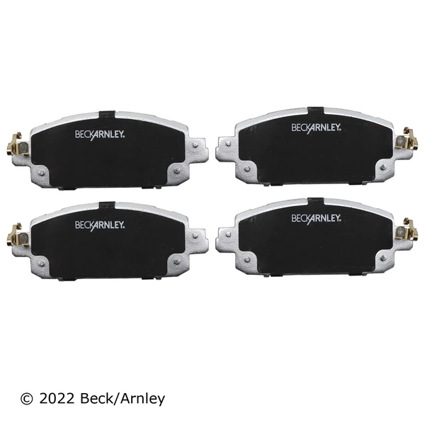 Beck/Arnley 085-2137 Disc Brake Pad Set, Front Side