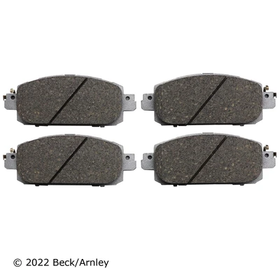 Beck/Arnley 085-2137 Disc Brake Pad Set, Front Side
