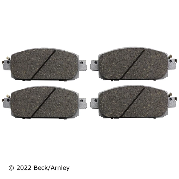 Beck/Arnley 085-2137 Disc Brake Pad Set, Front Side