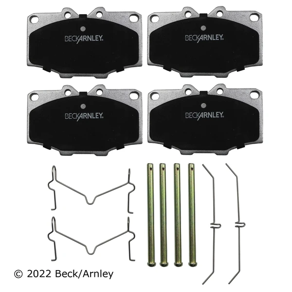 Beck/Arnley 085-5852 Disc Brake Pad Set, Front Side