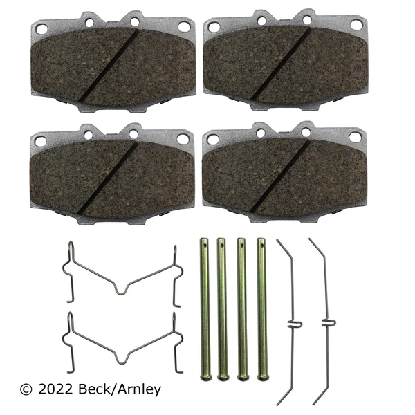 Beck/Arnley 085-5852 Disc Brake Pad Set, Front Side