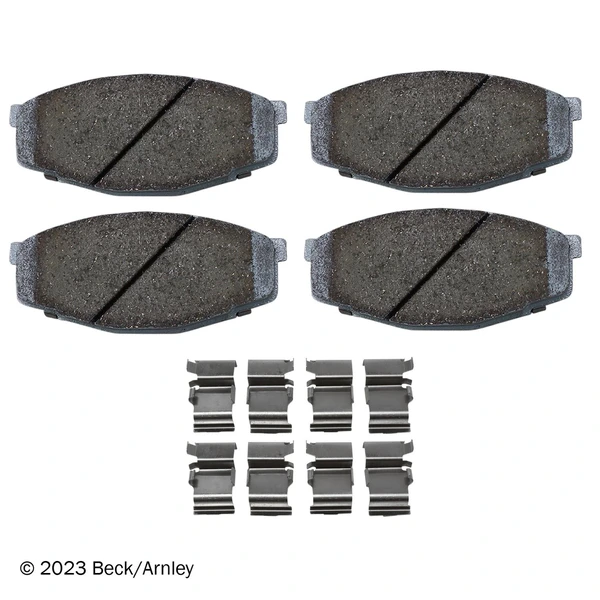 Beck/Arnley 085-6190 Disc Brake Pad Set, Front Side