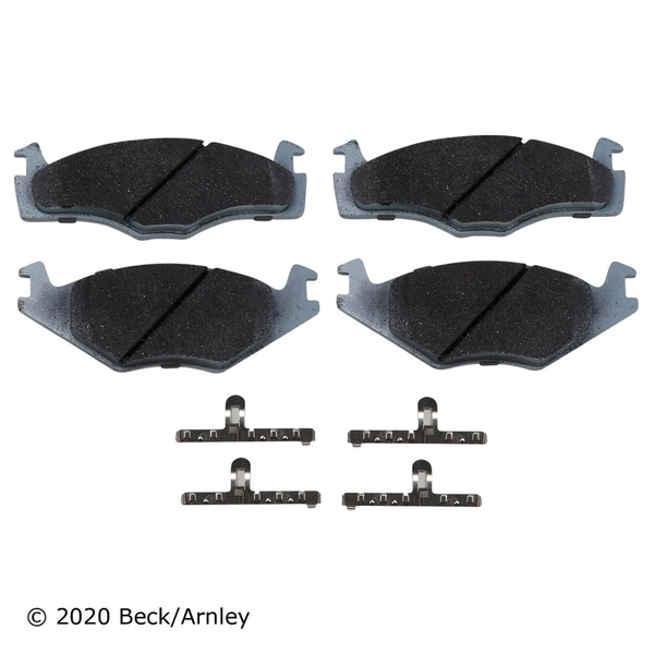 Beck/Arnley 085-6228 Disc Brake Pad Set, Front Side