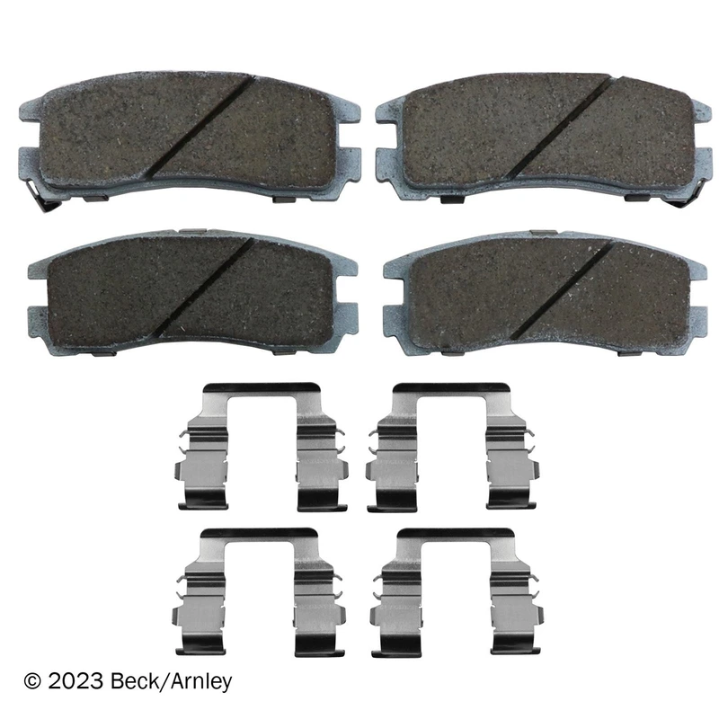 Beck/Arnley 085-6341 Disc Brake Pad Set, Rear Side