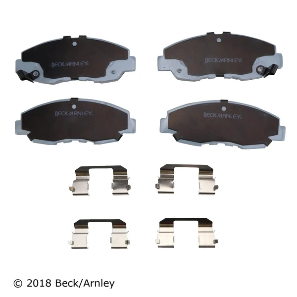 Beck/Arnley 085-6367 Disc Brake Pad Set, Front Side