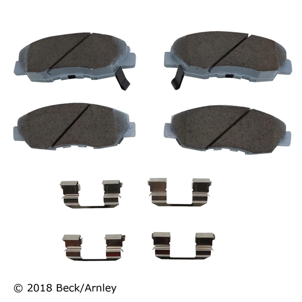 Beck/Arnley 085-6367 Disc Brake Pad Set, Front Side