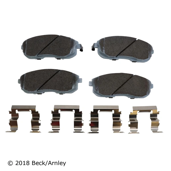Beck/Arnley 085-6370 Disc Brake Pad Set, Front Side
