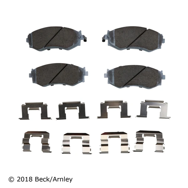 Beck/Arnley 085-6381 Disc Brake Pad Set, Front Side