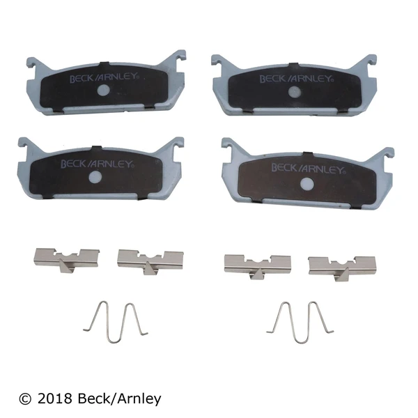 Beck/Arnley 085-6389 Disc Brake Pad Set, Rear Side