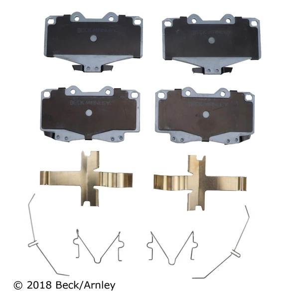 Beck/Arnley 085-6391 Disc Brake Pad Set, Front Side