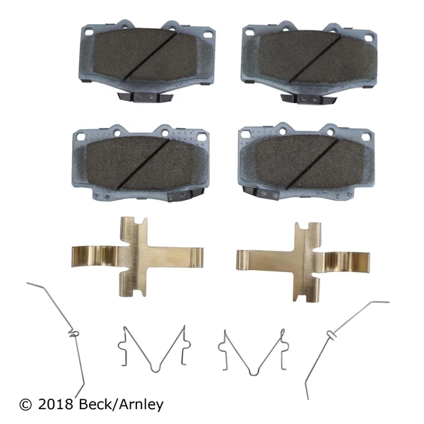 Beck/Arnley 085-6391 Disc Brake Pad Set, Front Side