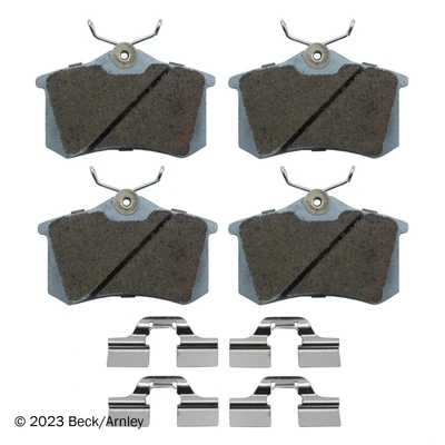 Beck/Arnley 085-6325 Disc Brake Pad Set, Rear Side