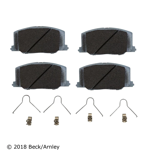 Beck/Arnley 085-6334 Disc Brake Pad Set, Front Side
