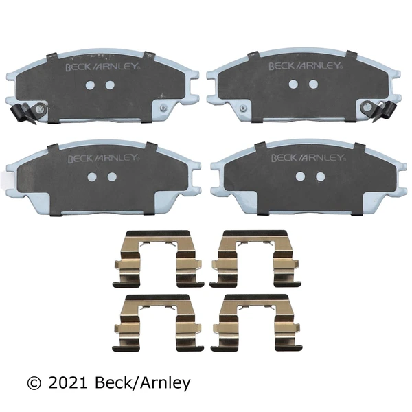 Beck/Arnley 085-6337 Disc Brake Pad Set, Front Side