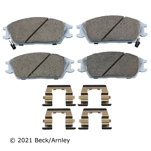 Beck/Arnley 085-6337 Disc Brake Pad Set, Front Side