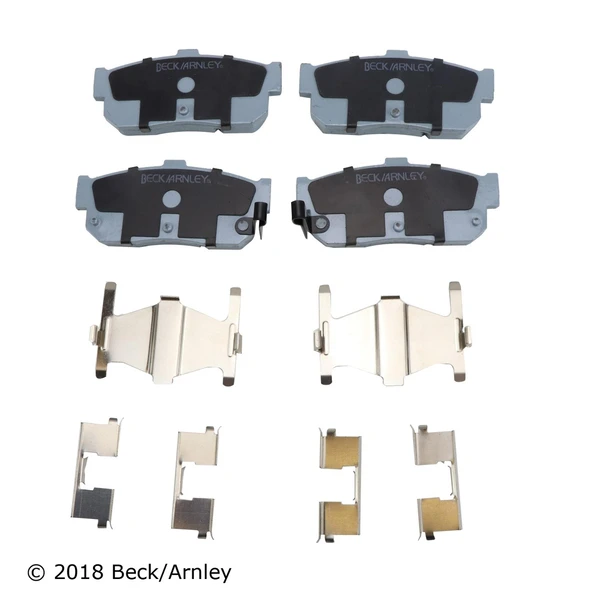 Beck/Arnley 085-6447 Disc Brake Pad Set, Rear Side
