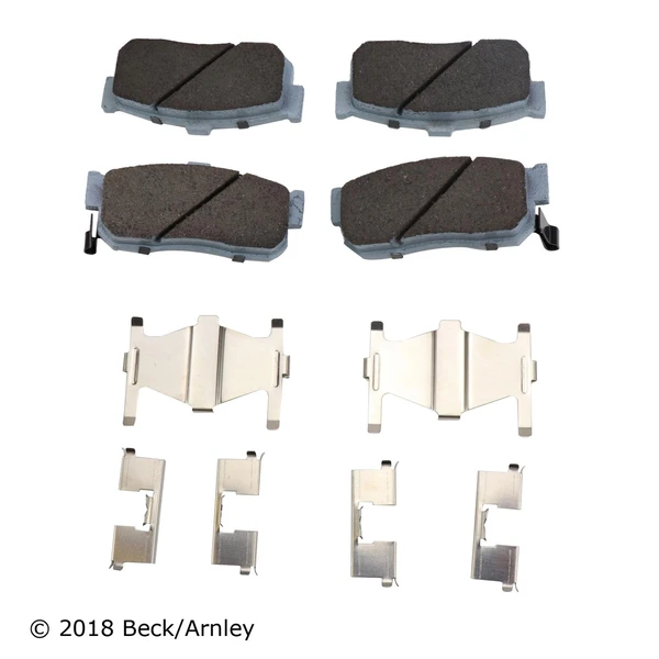 Beck/Arnley 085-6447 Disc Brake Pad Set, Rear Side