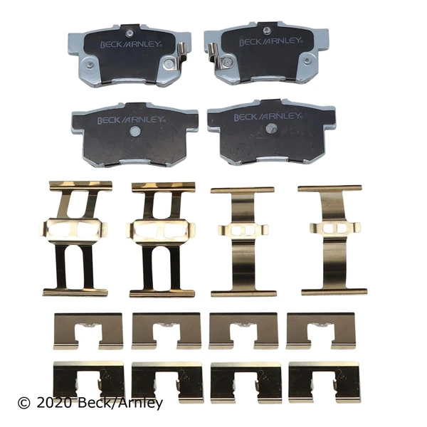 Beck/Arnley 085-6467 Disc Brake Pad Set, Rear Side