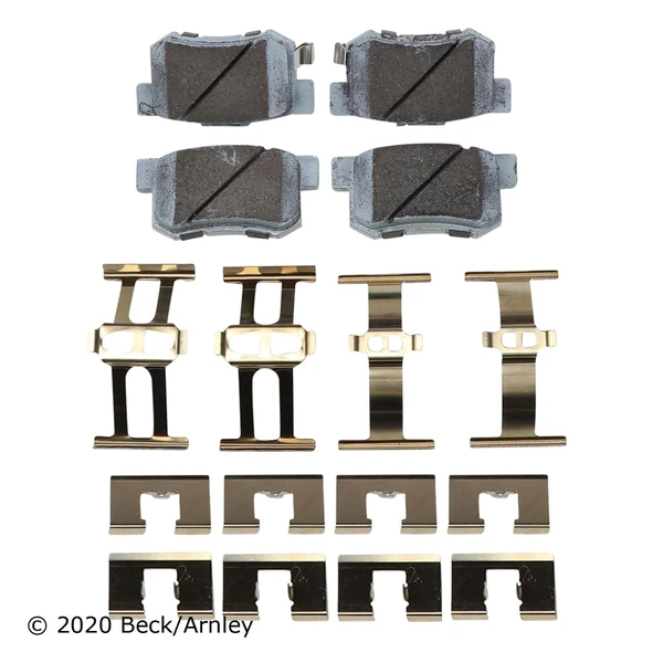Beck/Arnley 085-6467 Disc Brake Pad Set, Rear Side