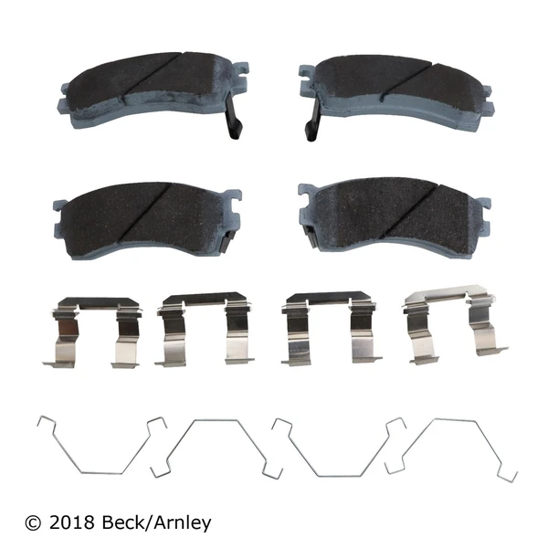Beck/Arnley 085-6471 Disc Brake Pad Set, Front Side